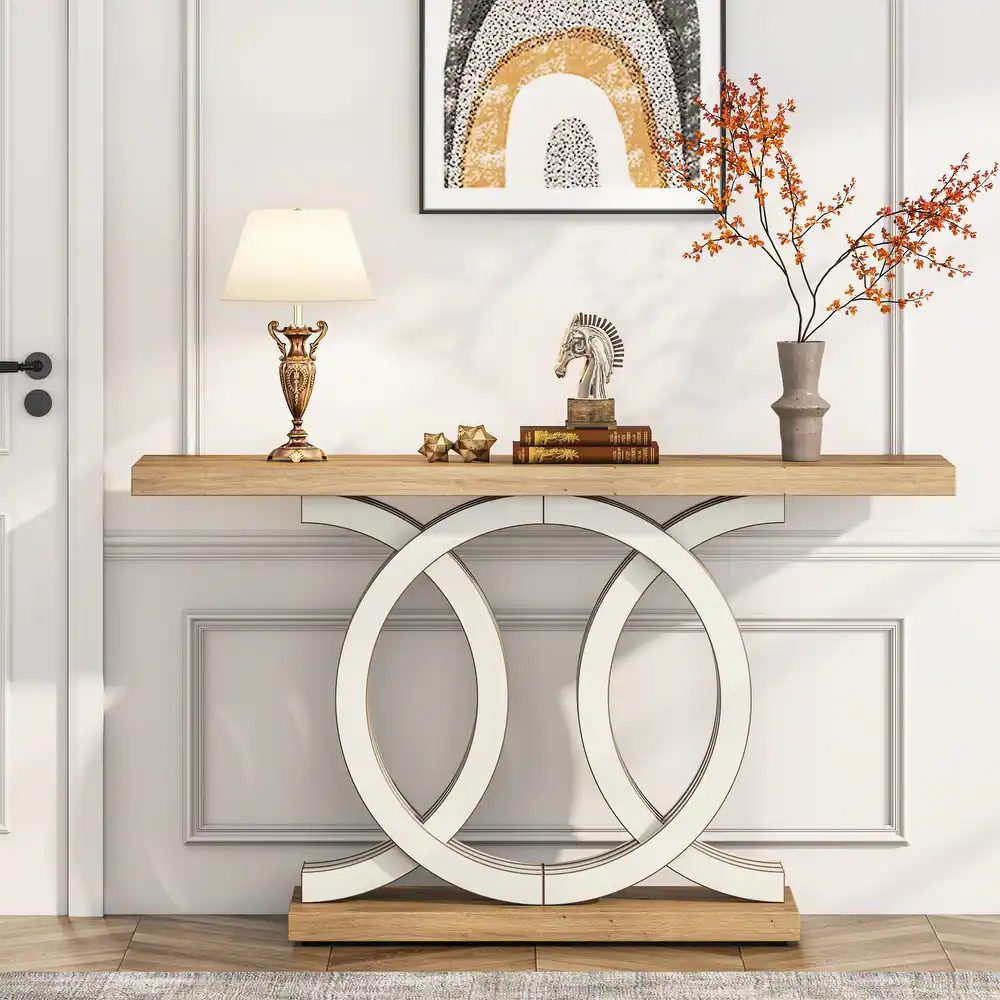 10 Narrow Console Tables for Tiny Entryways