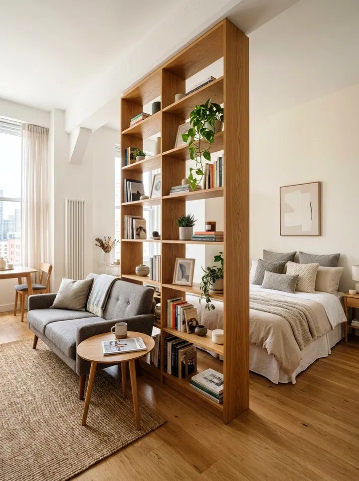 8 Ways to Define Zones in a Studio Apartment